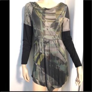 Save the Queen Legatte tunic small green